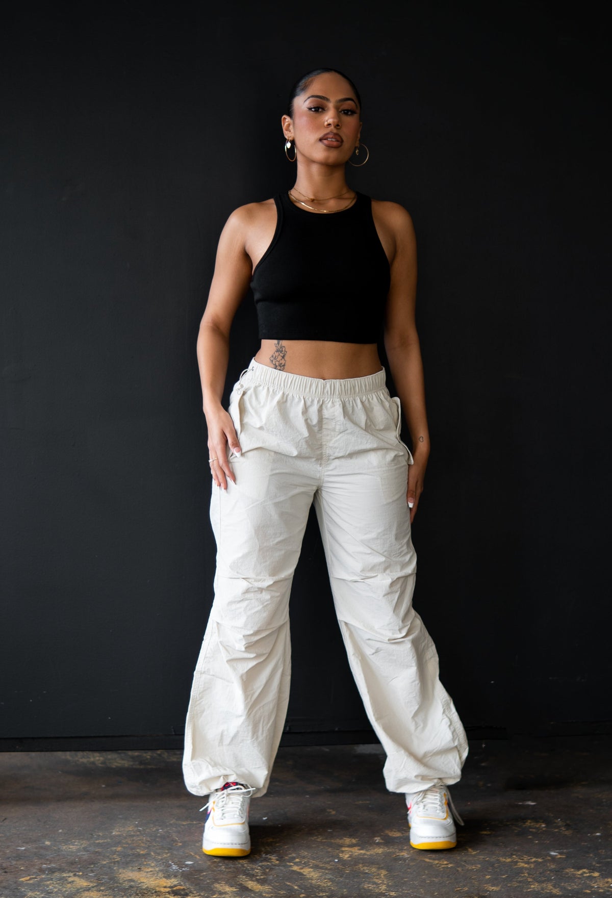 Parachute Pants (Cream)